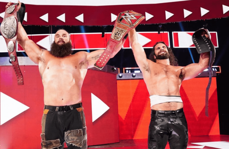 Strowman And Rollins Win Raw Tag Titles (w/Video)