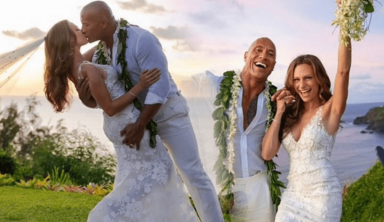 The Rock Marries Long-Term Girlfriend Lauren Hashian