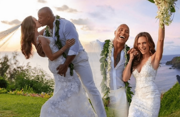 The Rock Marries Long-Term Girlfriend Lauren Hashian