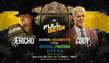 Chris Jericho To Defend AEW Championship Against Cody Rhodes At Full Gear PPV