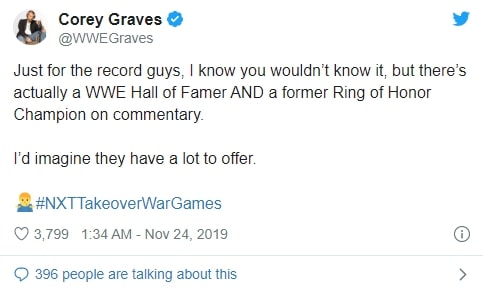 corey graves twitter