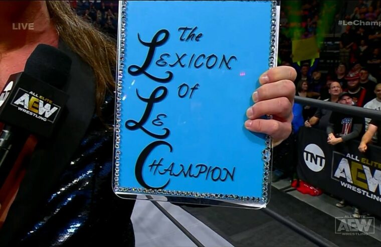 Chris Jericho Introduces “The Lexicon Of Le Champion” On AEW Dynamite (w/Video)
