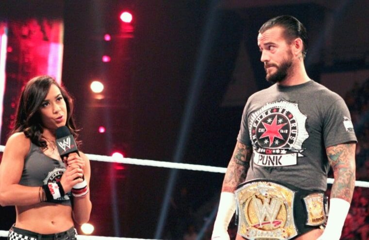 CM Punk Seemingly Teases AJ Lee’s WWE Return