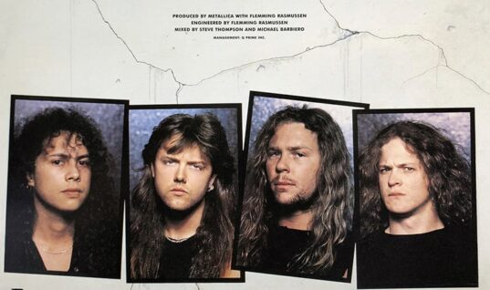 Engineer On Metallica’s “…And Justice For All” Explains Odd Mix To Album