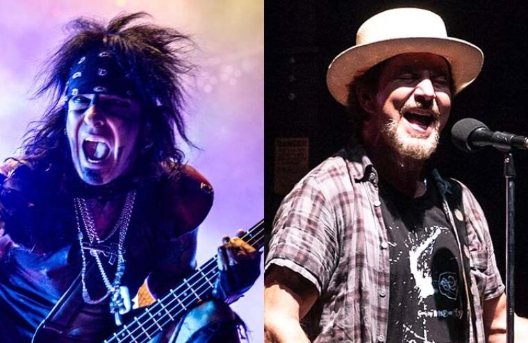 Mötley Crüe’s Nikki Sixx Comments On Feud With Eddie Vedder