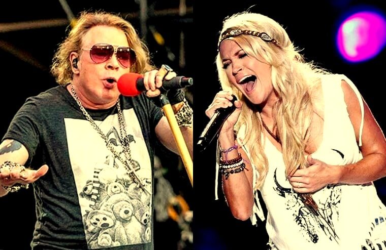 Axl Rose Makes Unlikely Appearance With Country Superstar