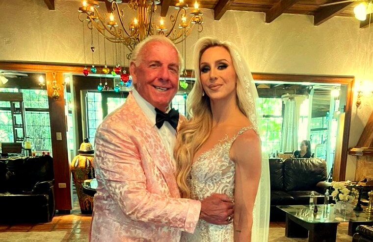 Ric Flair Shares Heartfelt Message Following Charlotte’s Marriage To Andrade El Idolo