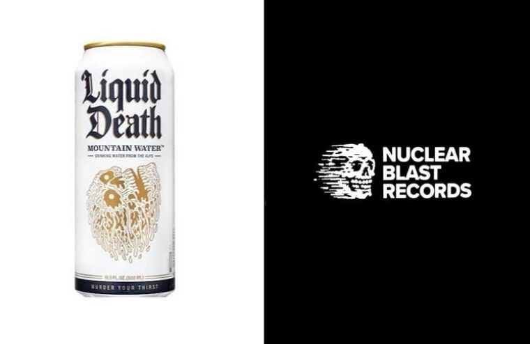 Liquid Death Water & Nuclear Blast Records Artist Get In Online Spat Over Logo