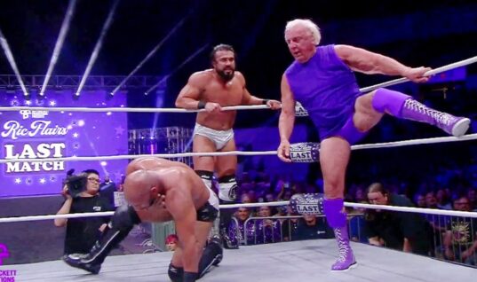 Ric Flair Comments On His Last Match Saying He Didn’t Get To Go Out The Right Way Previously