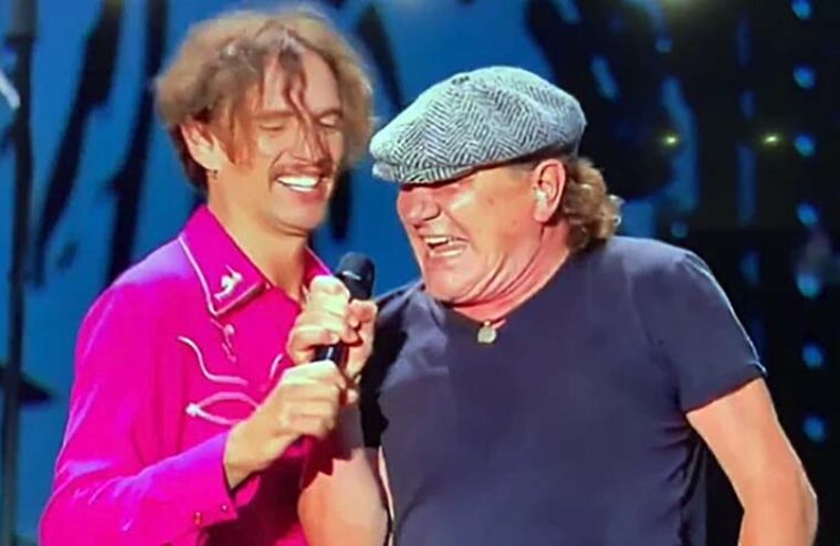 Darkness Singer Explains Why He Grabbed Mic From AC/DC’s Brian Johnson During Taylor Hawkins Tribute