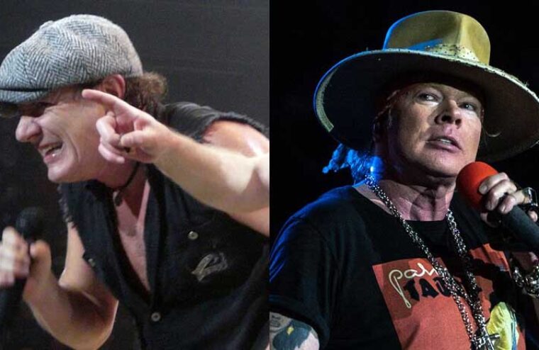 Brian Johnson Comments On Axl Rose Filling In For AC/DC
