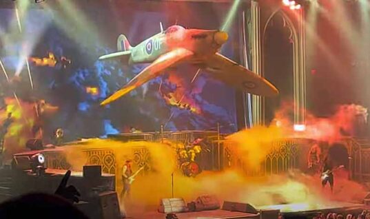 Iron Maiden’s Stage Plane Malfunctions During Concert (w/Video)