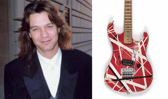 Eddie Van Halen’s “Hot For Teacher” Guitar Expected To Fetch Crazy Money At Auction