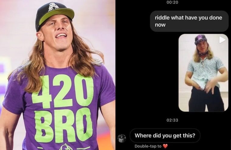 Matt Riddle Seeminly Jokes About His Recent NSFW Video Leak