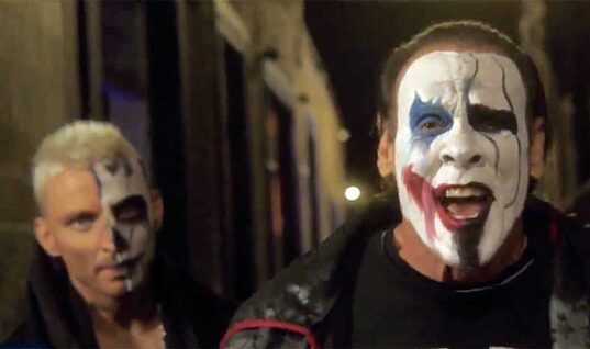 Sting & Darby Allin Arrive At “All In” To Metallica Classic