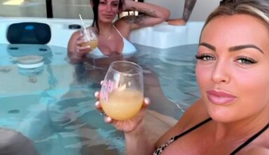 Mandy Rose Shares Hot Tub With Former WWE Colleagues (w/Video)