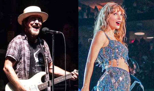 Pearl Jam’s Eddie Vedder Describes “Craziest Thing” About Taylor Swift Fans