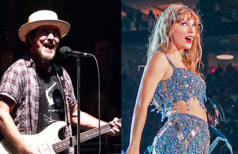 Pearl Jam’s Eddie Vedder Describes “Craziest Thing” About Taylor Swift Fans