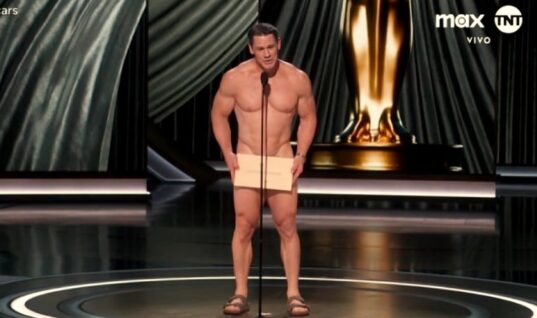 Backstage Photos Prove John Cena Wasn’t Really Naked At The Oscars