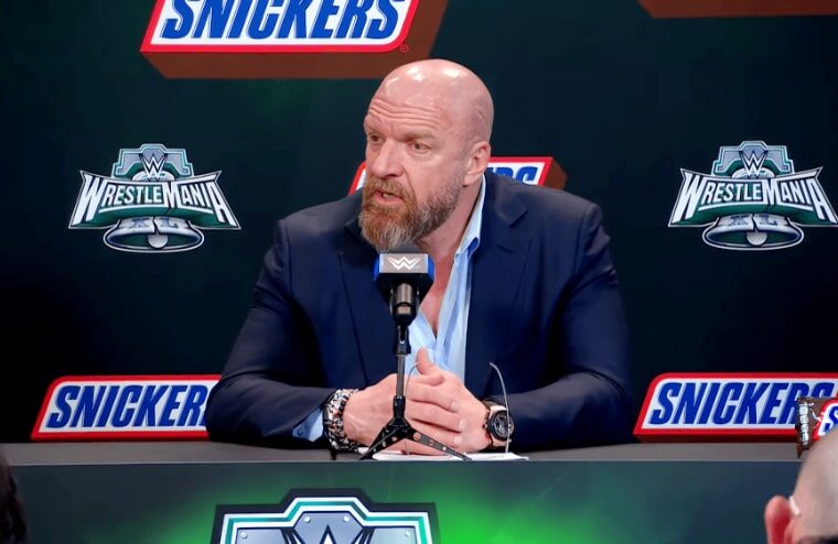 Triple H Confirms Brock Lesnar’s WWE Status During Post-WrestleMania Press Conference