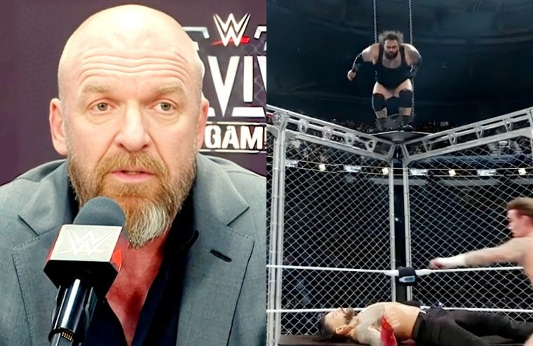 Triple H Acknowledges Bronson Reed’s Injury Status Following WarGames Cage Dive