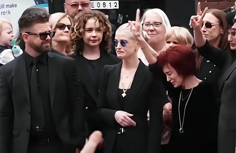 Family & Fans Say Heartbreaking Goodbyes To Ozzy Osbourne