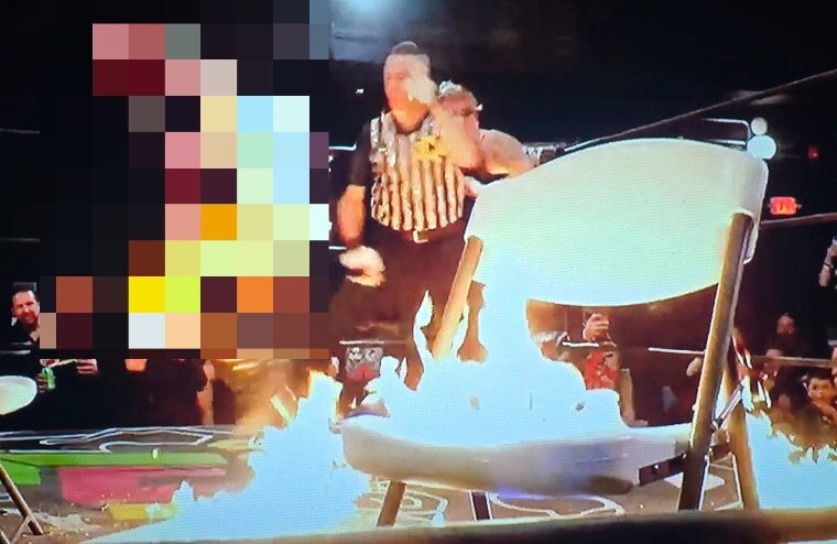 Deathmatch Wrestler Shows Off The Gruesome Aftermath Of Being Set On Fire