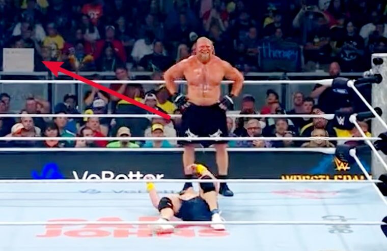 The Fan Sign WWE Tried To Hide At Wrestlepalooza Has Been Exposed