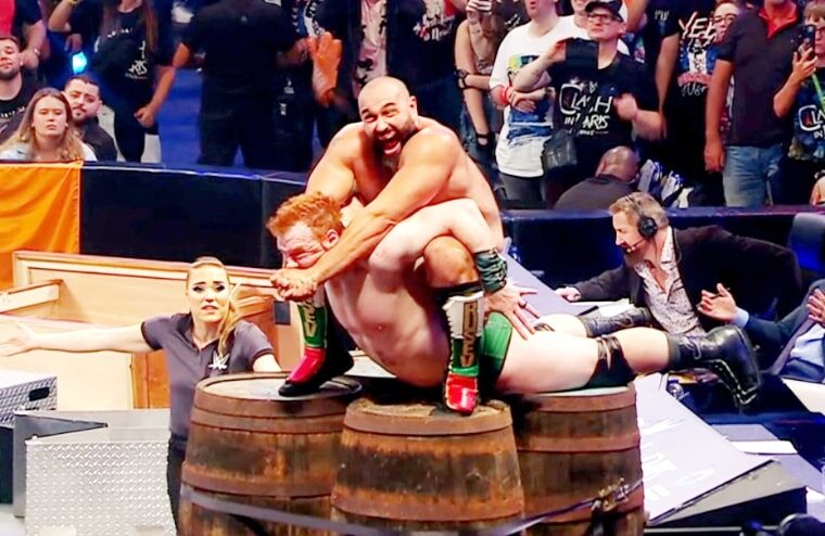 Sheamus Shows Off His Painful-Looking Back Following Clash In Paris