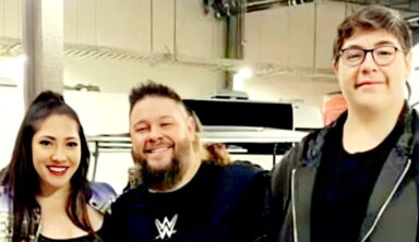 Photo Of Kevin Owens’ Son Standing Next To Omos Goes Viral