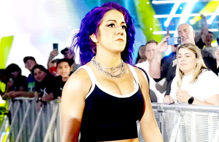 WWE Star Bayley Stuns In Tiny Bikini During European Tour
