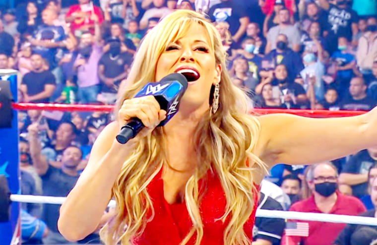 Lilian Garcia Stuns In Patriotic Red, White & Blue Bikini